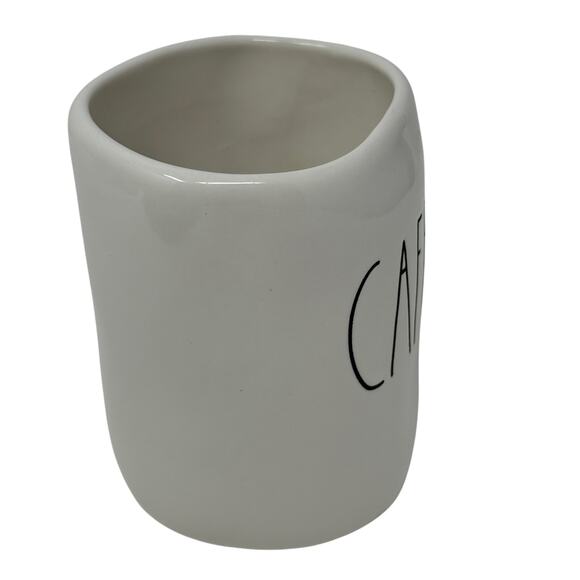 Rae Dunn Artisan Collection By Magenta White Ceramic CAFFEINE Mug Farmhouse - Picture 3 of 8